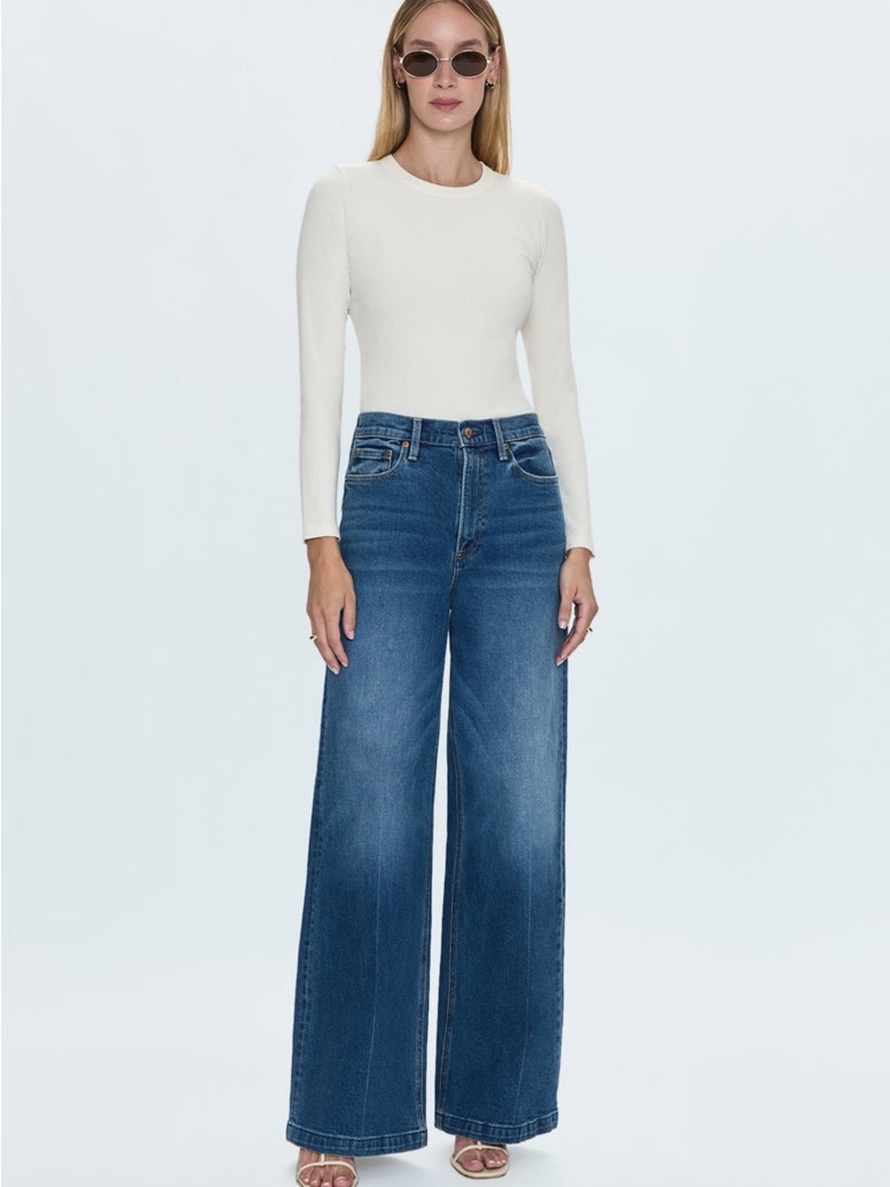 pistola Lana High-Rise Wide Leg Jeans in Cider 29
